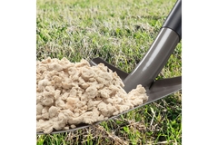 Shuffel with wood-based fibers.